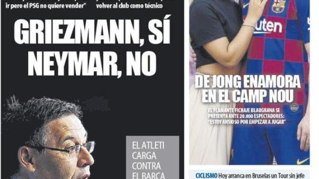 Portada Mundo Deportivo (06/07/19)