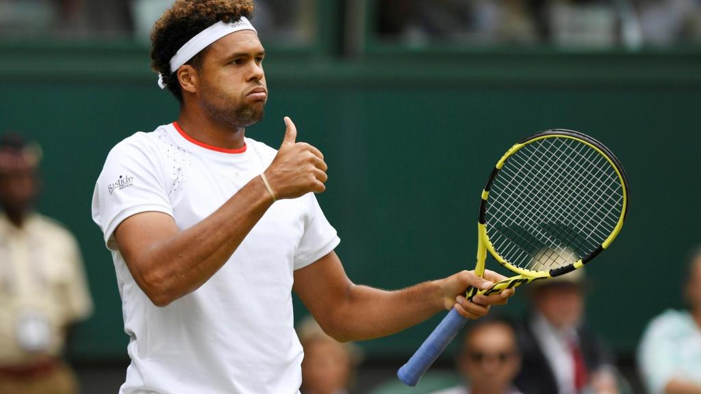 Jo-Wilfried Tsonga, en Wimbledon 2019