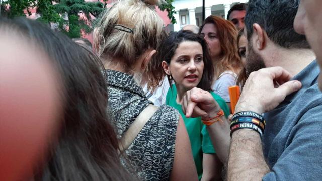 Inés Arrimadas, juntos otros líderes de Cs en el Orgullo 2019.