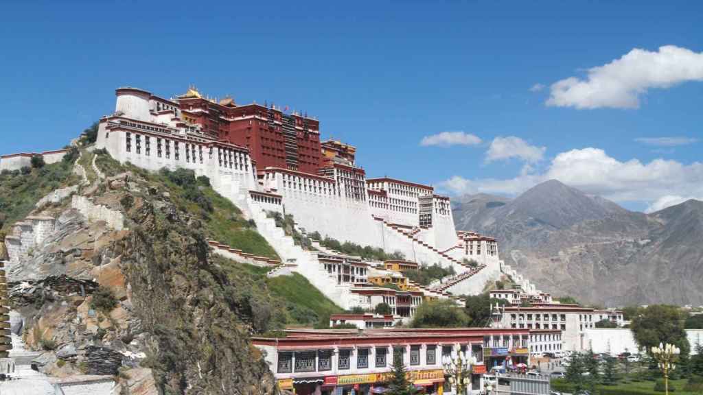 Potala o templo de Lhasa.