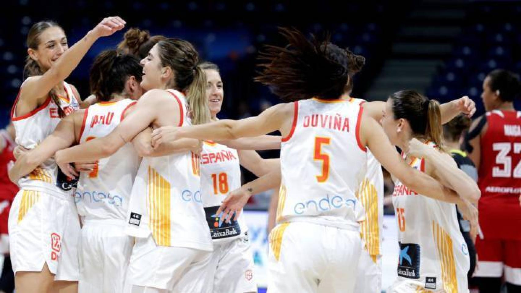 La Selección Española femenina.