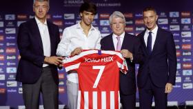 Joao Félix, durante su presentación