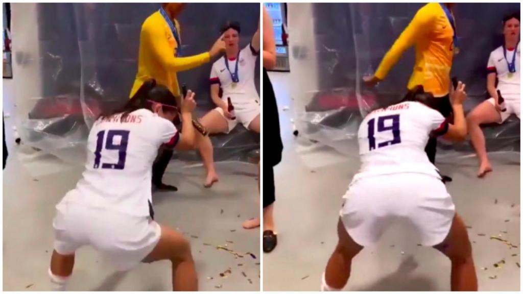 El 'perreo' viral de Alex Morgan