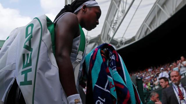 Cori 'Coco' Gauff, en Wimbledon 2019