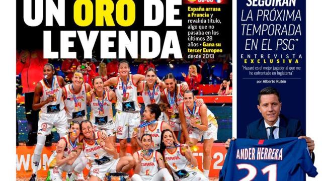 La portada del diario MARCA (08/07/2019)