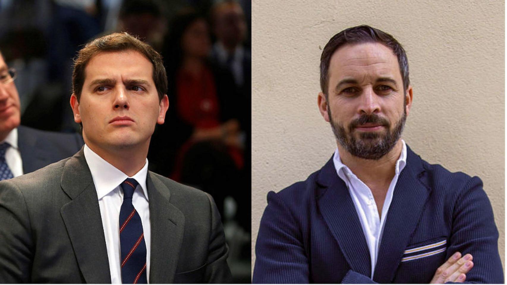 Albert Rivera y Santiago Abascal mantuvieron una estrecha relación política en el pasado.