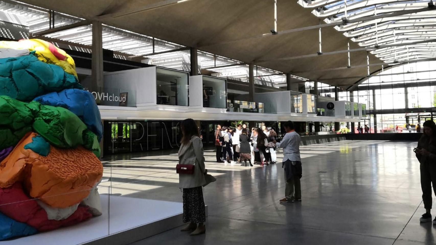 Vista de Station F, el eje de la innovación francesa