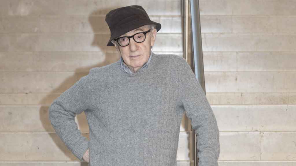 Woody Allen en el 'photocall' de su nueva película.
