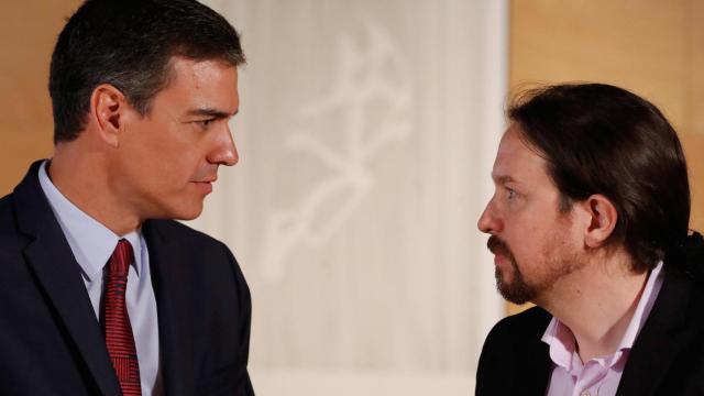 Pedro Sánchez y Pablo Iglesias.