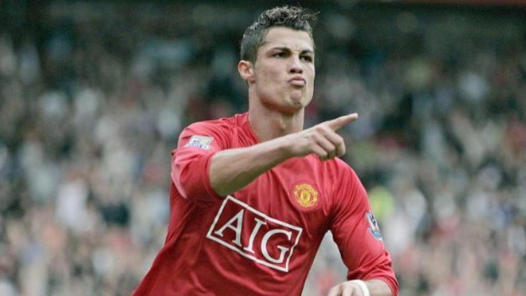 Cristiano Ronaldo con el Manchester United