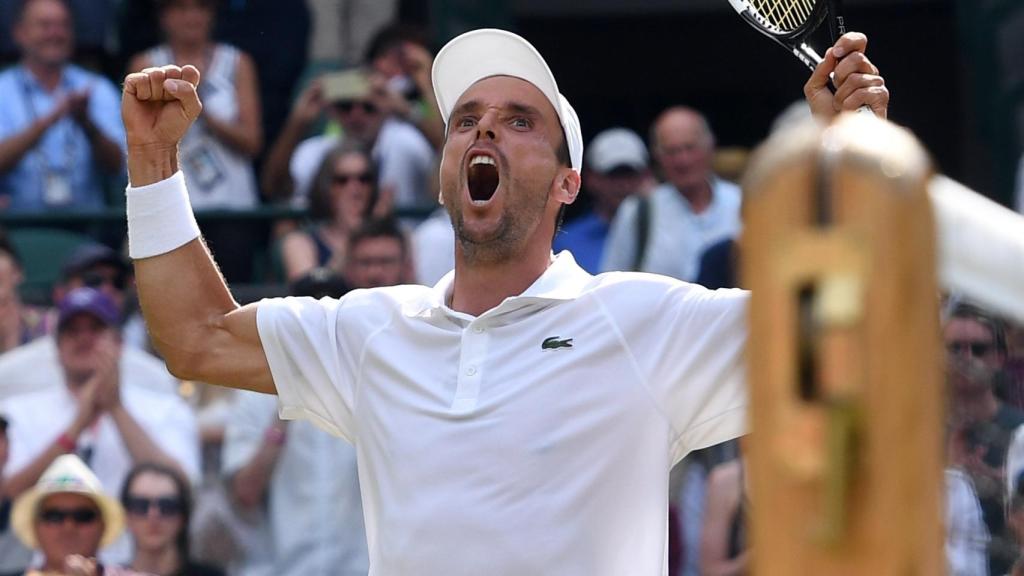 Bautista, tras pasar a las semifinales de Wimbledon