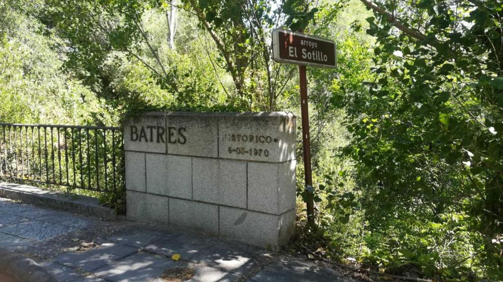 El arroyo del Sotillo atraviesa el municipio de Batres.