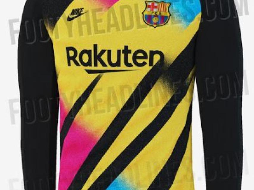 El extrano diseno de una de las equipaciones del Barca para la proxima temporada