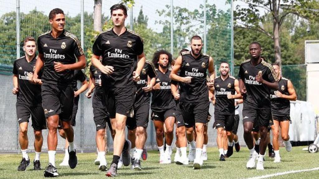 Real Madrid en el primer entrenamiento de la pretemporada