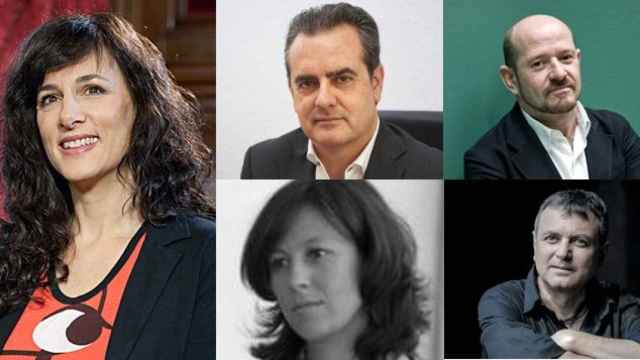 Mariela Besuievsky, Juan Antonio Vigar, Carlos Urroz, Eva Solans y Ernesto Caballero, profesores del Máster de El Cultural