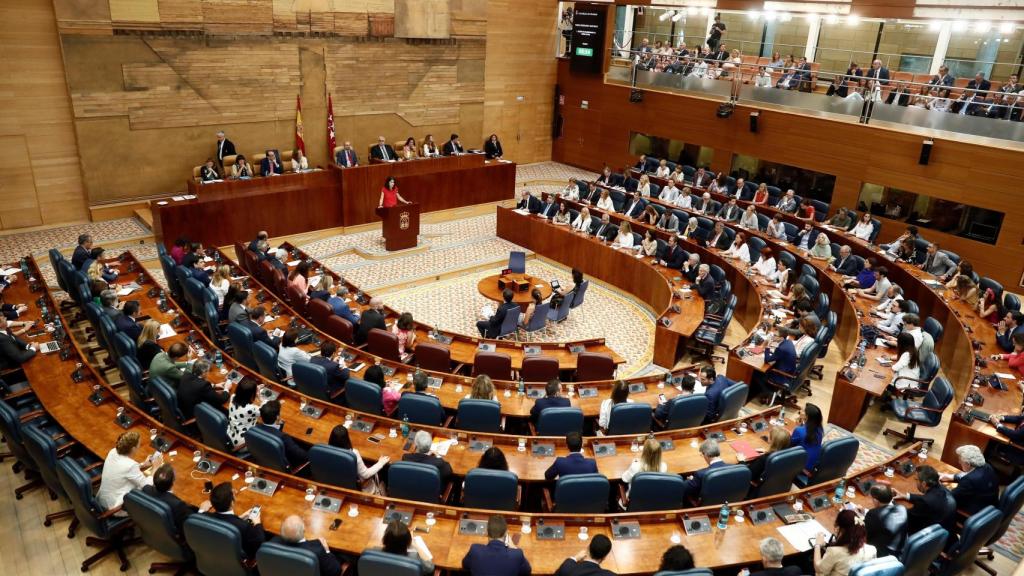 La Asamblea de Madrid, en la sesión de investidura sin candidato.