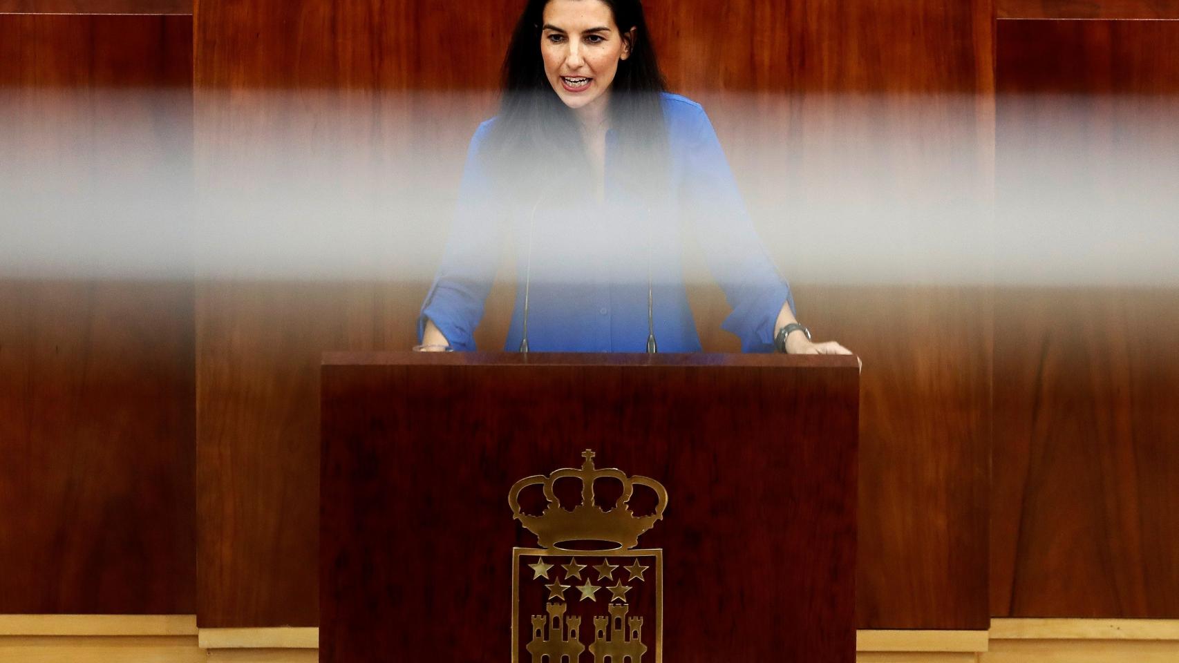 Rocío Monasterio, portavoz de Vox en la Asamblea de Madrid.