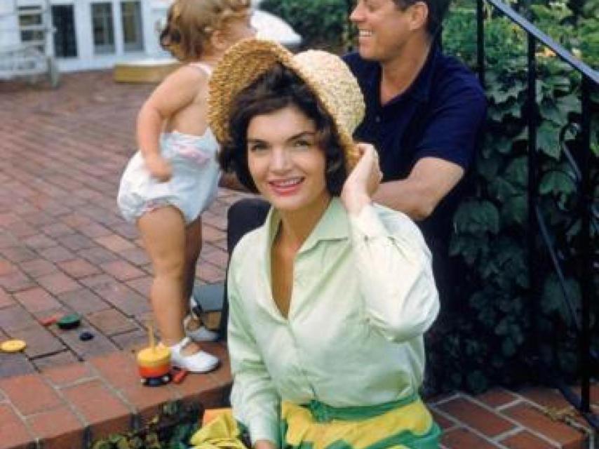 La familia Kennedy disfrutando del periodo estival lejos de la Casa Blanca.