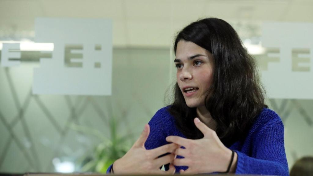 Isabel Serra, portavoz de Unidas Podemos en la Asamblea de Madrid.