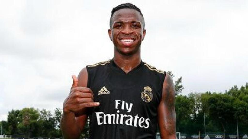 Vinicius en la pretemporada del Real Madrid