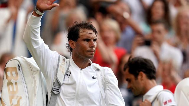 Nadal tras perder contra Federer