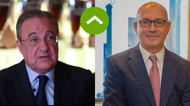 COMO LEONES: Florentino Pérez (ACS) y Jesús Nuño de la Rosa (El Corte Inglés)