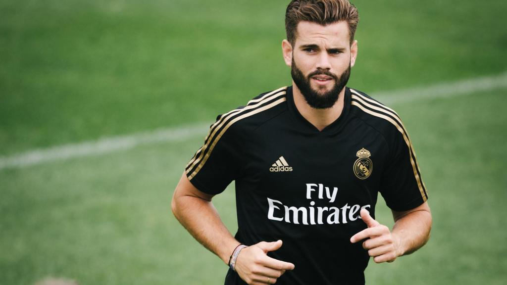 Nacho Fernández en un entrenamiento de pretemporada con el Real Madrid en Montreal.