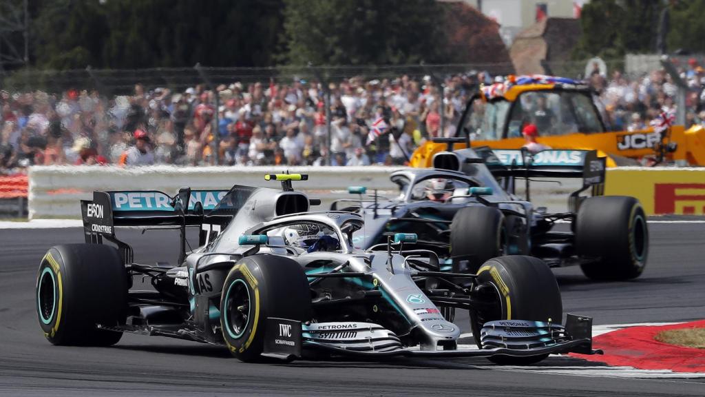 Hamilton, durante el GP de Gran Bretaña