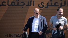 Tebas, durante el proyecto socioeducativo en el campo de refugiados de Zaatari