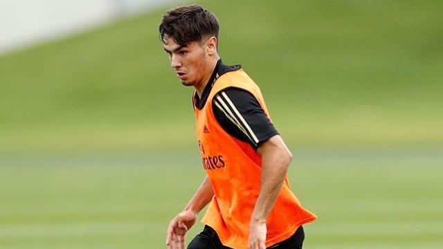 Brahim Díaz, durante la pretemporada del Real Madrid