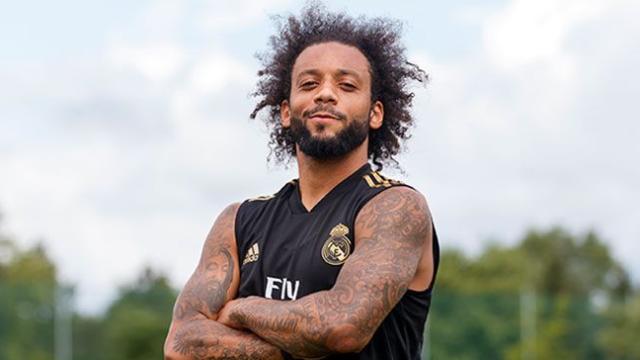 Marcelo, en la pretemporada del Madrid