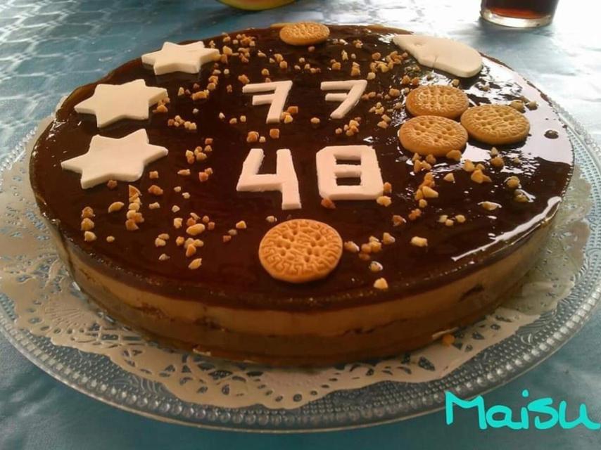 Una de las tartas preparadas por Maisu, muy valorada en su faceta de repostera