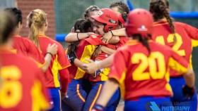 La selección española femenina de sófbol