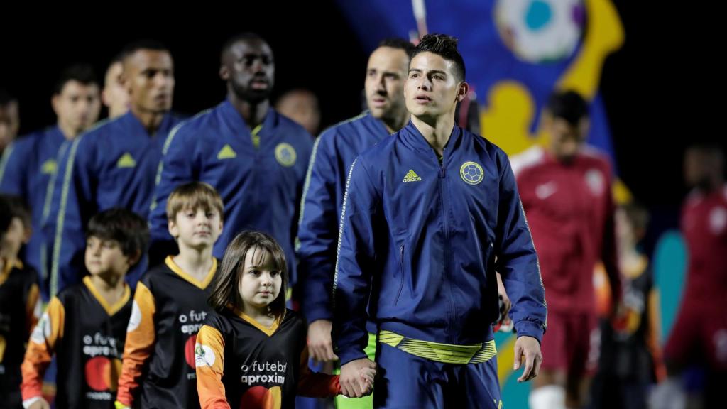 James Rodríguez, con Colombia