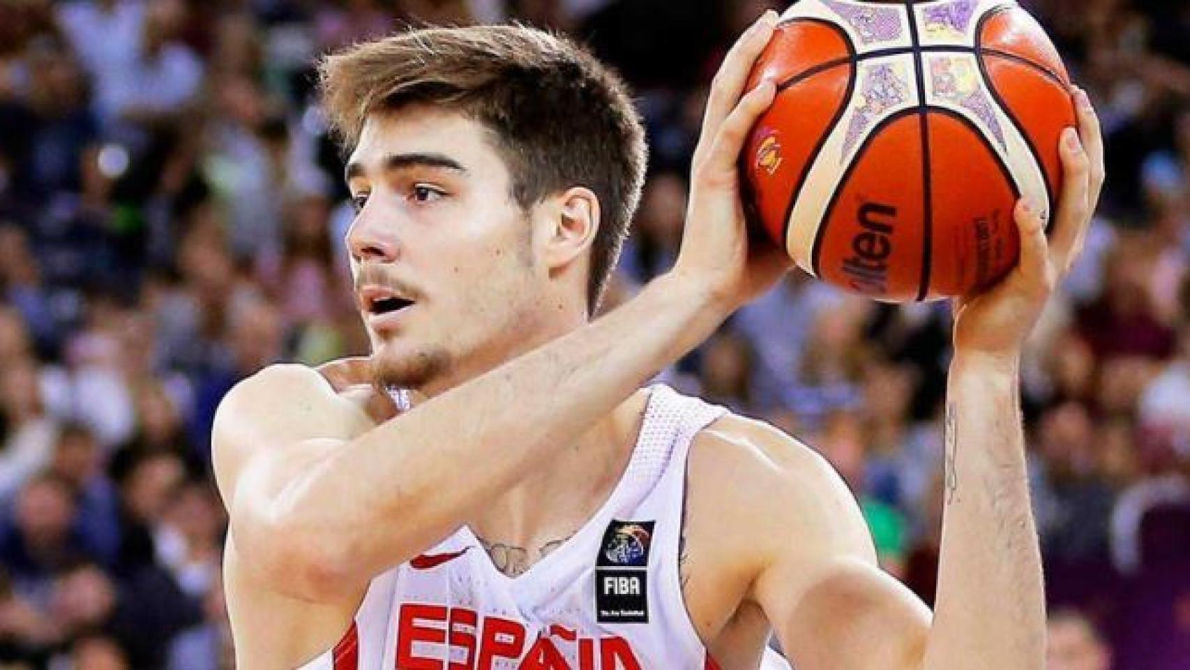 Juancho Hernangómez con la selección española