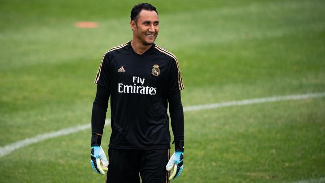 Keylor Navas, durante la pretemporada del Real Madrid