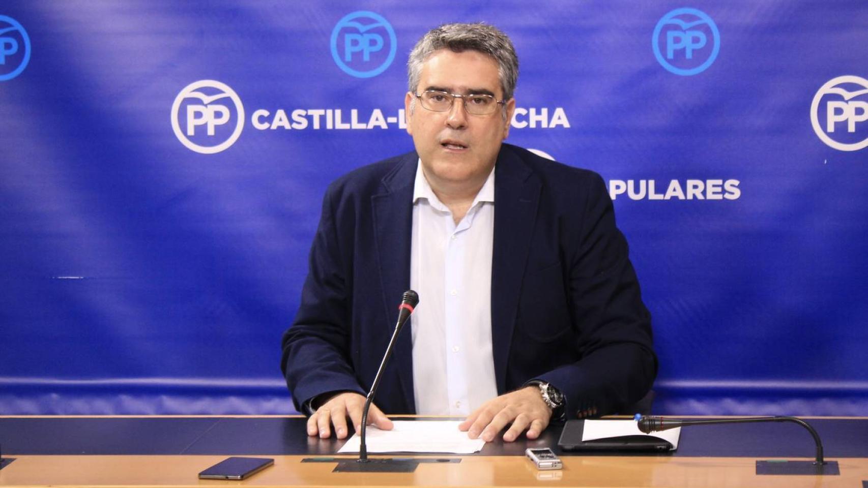 Miguel Ángel Rodríguez, este martes en rueda de prensa