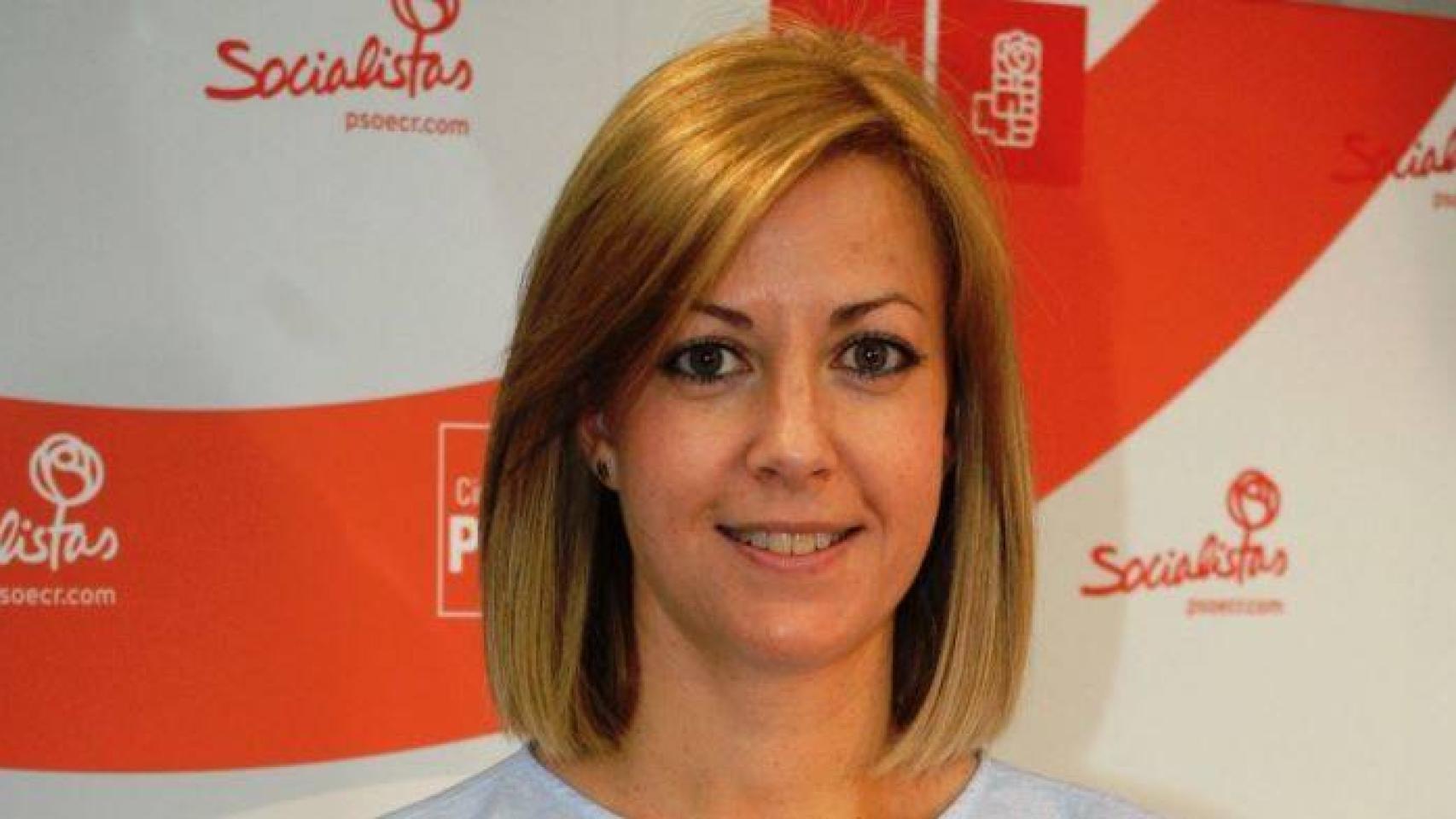Ana Isabel Abengózar (PSOE) ofrece una rueda de prensa en las Cortes este miércoles, como Lola Merino (PP) y David Muñoz (Cs)