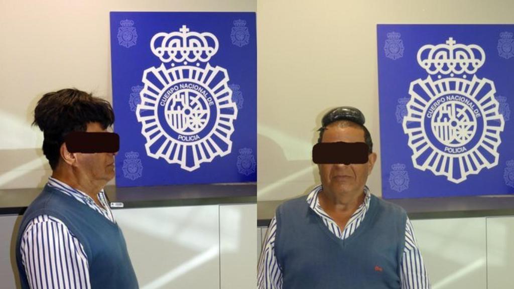 Imagen distribuida por la Policía Nacional del individuo detenido.