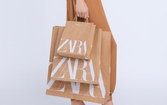 Bolsas de papel de Zara