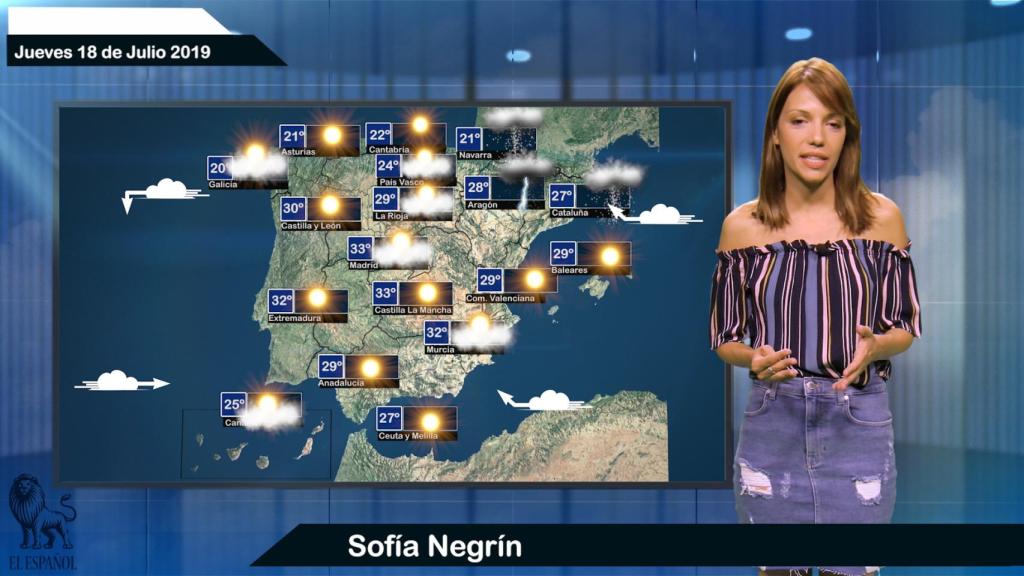 El tiempo: pronóstico para el jueves 18 de julio