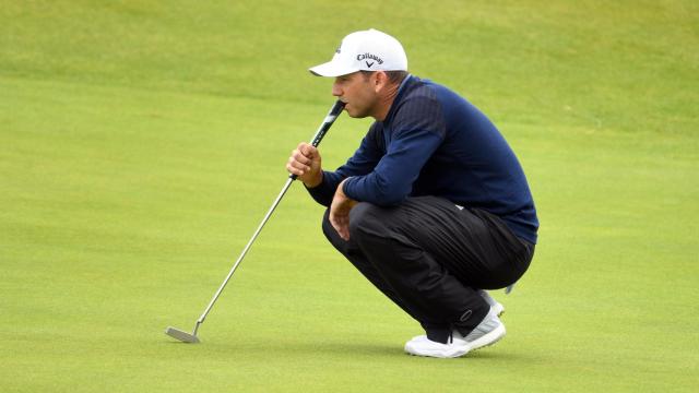 Sergio García, durante el Open Británico