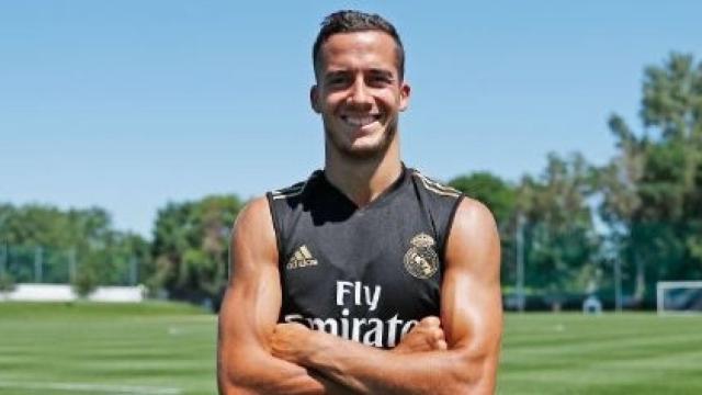 Lucas Vázquez en la pretemporada del Real Madrid