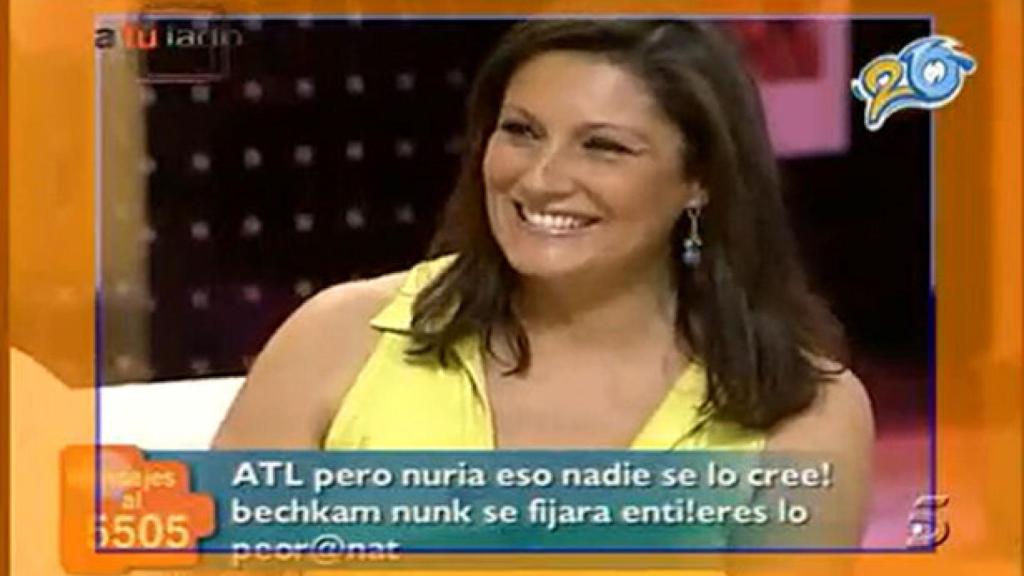 Carmina Ordóñez en su último programa en 'A tu lado'.