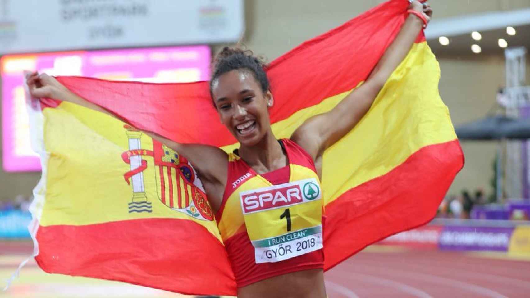 María Vicente, oro en heptatlón en los Europeos sub20