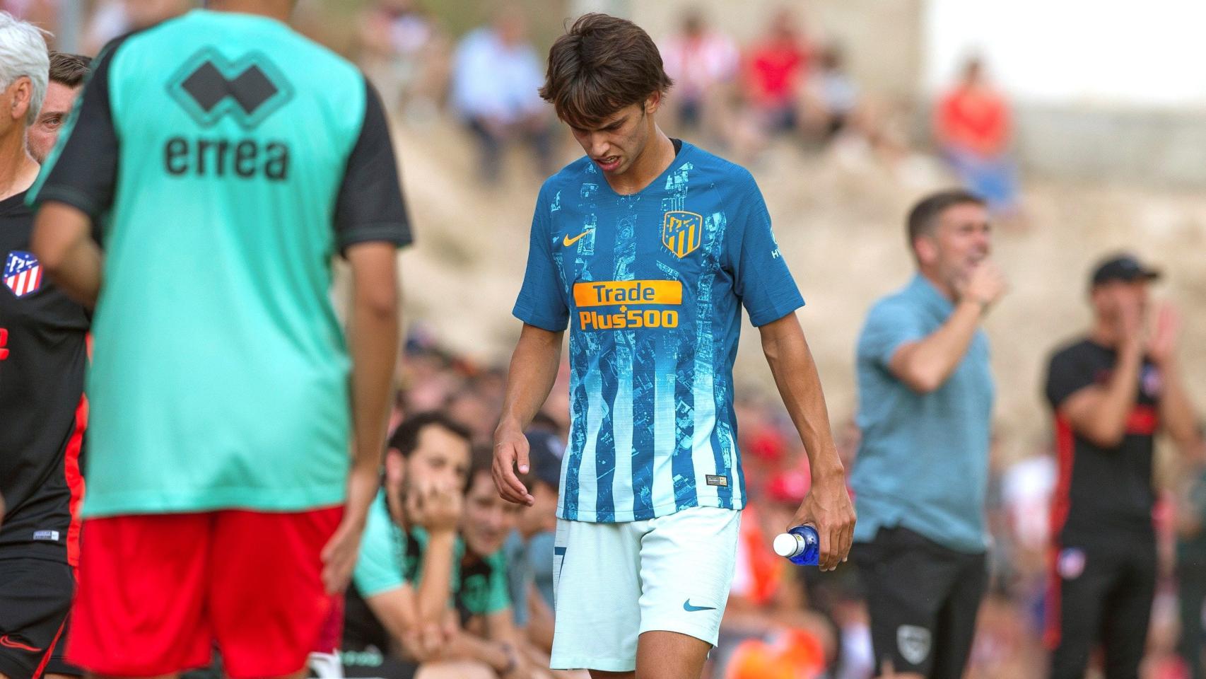 Joao Félix se marcha lesionado con el Atlético