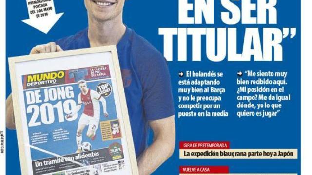 La portada del diario Mundo Deportivo (20/07/2019)