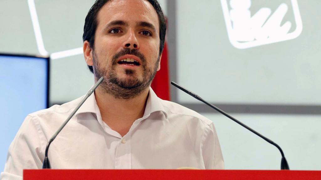 El coordinador federal de Izquierda Unida, Alberto Garzón.