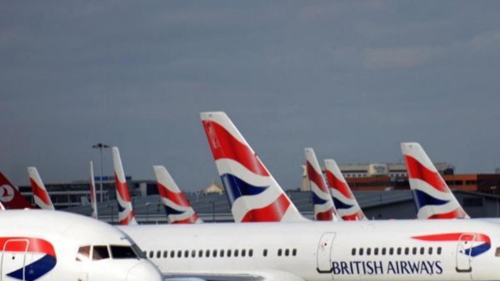 Aviones de British Airways.