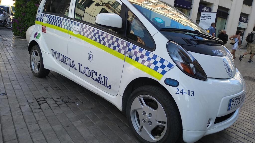 Un coche de la Policía Local de Málaga.